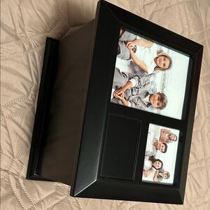 Things Remembered Black Rotating Photo Frame